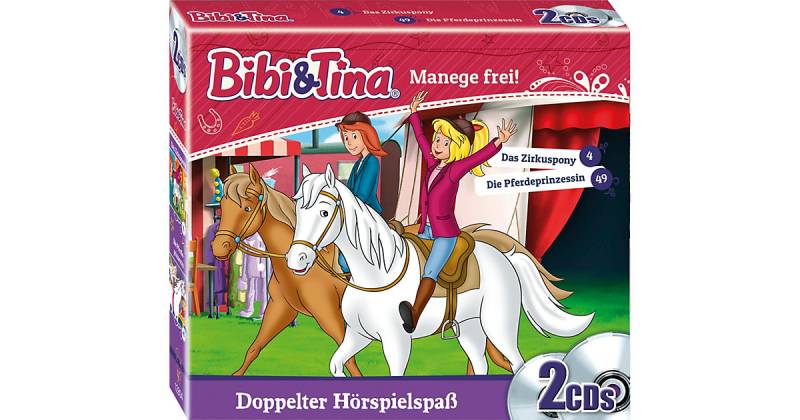 CD Bibi & Tina - Manege frei (Das Zirkuspony / Die Pferdeprinzessin, 2 CDs) Hörbuch von Kiddinx