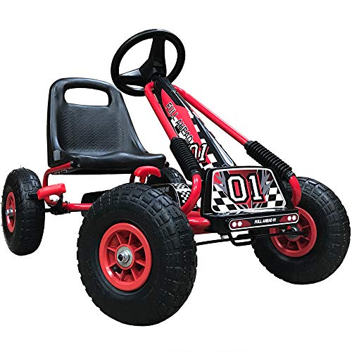 RayGar Kiddo Rennfahrer-Design Rot Kinder Pedal Go-Kart Fahrt auf Auto - Altersfreigabe ab 4-8 - Neu RayGar Kiddo Rennfahrer-Design Rot Kinder Pedal Go-Kart Fahrt auf Auto - Altersfreigabe ab 4-8 - Neu von Kiddo