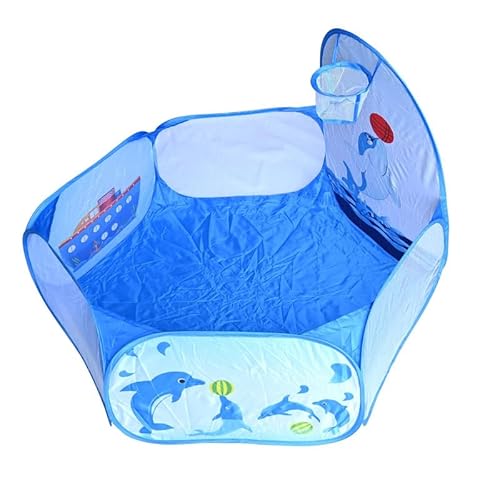 Kiddy-Fux Zelt Blau für Bälle für Bällebad Ø5,5cm Bälle für Kinder Bällebäder Babybälle Plastikbälle Ballpool Bällepool Spielbälle Kinderbällebad 5,5cm Durchmesser von Kiddy-Fux