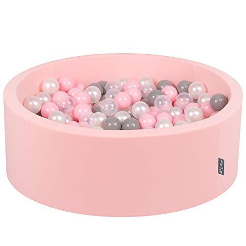 KiddyMoon Bällebad 90X30cm/200 Bälle ∅ 7Cm Bällepool Mit Bunten Bällen Für Madchen Babys Kinder Rund, Pink:Perle/Grau/Transparent/Puderrosa KiddyMoon Bällebad 90X30cm/200 Bälle ∅ 7Cm Bällepool Mit Bunten Bällen Für Madchen Babys Kinder Rund, Pink:Perle/Grau/Transparent/Puderrosa von KiddyMoon