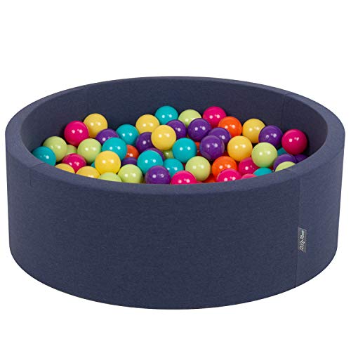 KiddyMoon Bällebad 90X30cm/300 Bälle ∅ 7Cm Bällepool Mit Bunten Bällen Für Babys Kinder Rund, Blau:Hellgrün/Gelb/Türkis/Orange/Dunkelpink/Violet KiddyMoon Bällebad 90X30cm/300 Bälle ∅ 7Cm Bällepool Mit Bunten Bällen Für Babys Kinder Rund, Blau:Hellgrün/Gelb/Türkis/Orange/Dunkelpink/Violet von KiddyMoon