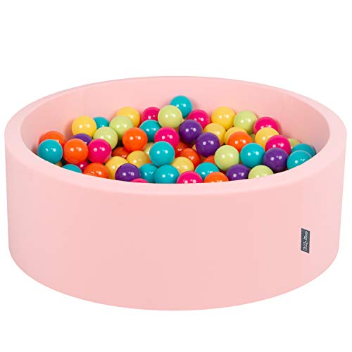 KiddyMoon Bällebad 90X30cm/300 Bälle ∅ 7Cm Bällepool Mit Bunten Bällen Für Babys Kinder Rund, Pink:Hellgrün/Gelb/Türkis/Orange/Dunkelpink/Violett KiddyMoon Bällebad 90X30cm/300 Bälle ∅ 7Cm Bällepool Mit Bunten Bällen Für Babys Kinder Rund, Pink:Hellgrün/Gelb/Türkis/Orange/Dunkelpink/Violett von KiddyMoon