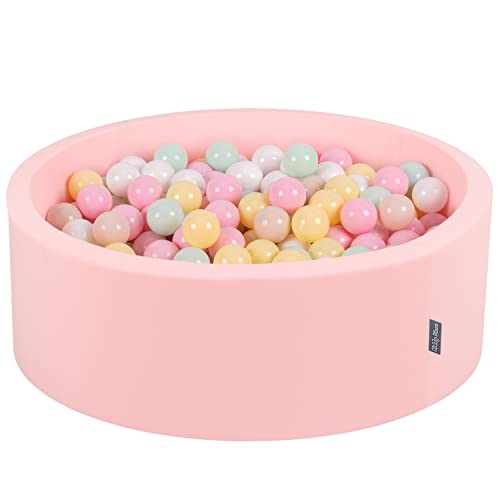 KiddyMoon Bällebad Bällepool Mit Bunten Bällen 90X30cm/200 Bälle ∅ 7Cm Für Babys Kinder Rund, Pink:Pastellbeige/Pastellgelb/Weiß/Minze/Puderrosa KiddyMoon Bällebad Bällepool Mit Bunten Bällen 90X30cm/200 Bälle ∅ 7Cm Für Babys Kinder Rund, Pink:Pastellbeige/Pastellgelb/Weiß/Minze/Puderrosa von KiddyMoon