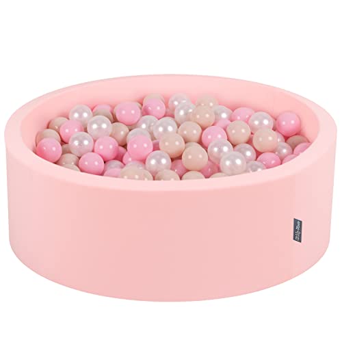 KiddyMoon Bällebad Bällepool Mit Bunten Bällen 90X30cm/200 Bälle ∅ 7Cm Für Babys Kinder Rund, Pink:Pastellbeige/Puderrosa/Perle KiddyMoon Bällebad Bällepool Mit Bunten Bällen 90X30cm/200 Bälle ∅ 7Cm Für Babys Kinder Rund, Pink:Pastellbeige/Puderrosa/Perle von KiddyMoon