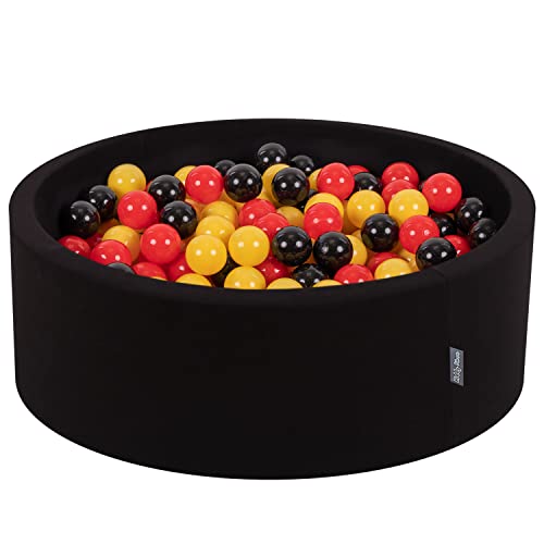 KiddyMoon Bällebad Bällepool Mit Bunten Bällen 90X30cm/300 Bälle ∅ 7Cm Für Babys Kinder Rund, Deutschland:Schwarz/Rot/Gelb KiddyMoon Bällebad Bällepool Mit Bunten Bällen 90X30cm/300 Bälle ∅ 7Cm Für Babys Kinder Rund, Deutschland:Schwarz/Rot/Gelb von KiddyMoon