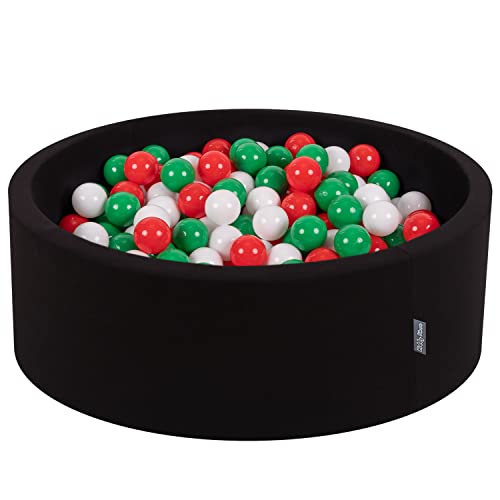 KiddyMoon Bällebad Bällepool Mit Bunten Bällen 90X30cm/300 Bälle ∅ 7Cm Für Babys Kinder Rund, Italien:Grün/Weiß/Rot KiddyMoon Bällebad Bällepool Mit Bunten Bällen 90X30cm/300 Bälle ∅ 7Cm Für Babys Kinder Rund, Italien:Grün/Weiß/Rot von KiddyMoon