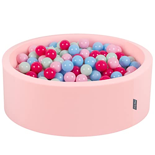 KiddyMoon Bällebad Bällepool Mit Bunten Bällen 90X30cm/300 Bälle ∅ 7Cm Für Babys Kinder Rund, Pink:Puderrosa/Dunkelpink/Babyblue/Minze KiddyMoon Bällebad Bällepool Mit Bunten Bällen 90X30cm/300 Bälle ∅ 7Cm Für Babys Kinder Rund, Pink:Puderrosa/Dunkelpink/Babyblue/Minze von KiddyMoon