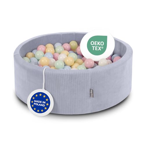 KiddyMoon Bällebad Kinder Schaumstoff 90X30cm/300 Bälle Für Baby Ab 1 Jahr KiddyMoon Bällebad Kinder Schaumstoff 90X30cm/300 Bälle Für Baby Ab 1 Jahr von KiddyMoon