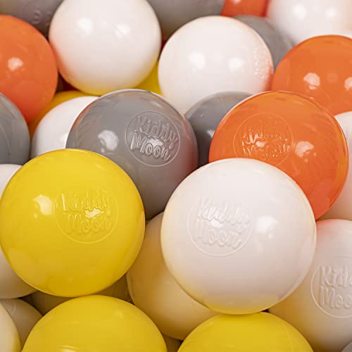 KiddyMoon Bälle für Bällebad 6cm Baby Spielbälle Kinder Plastikbälle Made In EU von KiddyMoon
