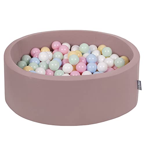 KiddyMoon Rund Bällebad Velvet Bällepool 90X30cm/300 Bälle ∅ 7Cm Ballgruben Für Babys Spielbad Kleinkinder, Hergestellt In Der EU, Erikafarben: Pastellblau/Pastellgelb/Weiß/Minze/Puderrosa KiddyMoon Rund Bällebad Velvet Bällepool 90X30cm/300 Bälle ∅ 7Cm Ballgruben Für Babys Spielbad Kleinkinder, Hergestellt In Der EU, Erikafarben: Pastellblau/Pastellgelb/Weiß/Minze/Puderrosa von KiddyMoon