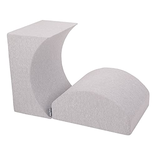 KiddyMoon Spielplatz Aus Schaumstoff Für Babys Spielbad Hindernisläufen, Element Rampe/Kopfteil, Hellgrau KiddyMoon Spielplatz Aus Schaumstoff Für Babys Spielbad Hindernisläufen, Element Rampe/Kopfteil, Hellgrau von KiddyMoon