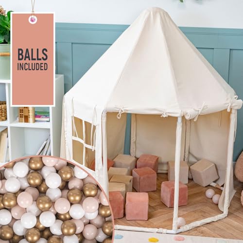 KiddyMoon Spielzelt Kinderzelt Mit 100 Bälle Faltbare Für Kinder Pavillon Förmiges Kinderhaus Leicht Zu Montieren Zum Spielen Für Drinnen Und Draußen KiddyMoon Spielzelt Kinderzelt Mit 100 Bälle Faltbare Für Kinder Pavillon Förmiges Kinderhaus Leicht Zu Montieren Zum Spielen Für Drinnen Und Draußen von KiddyMoon