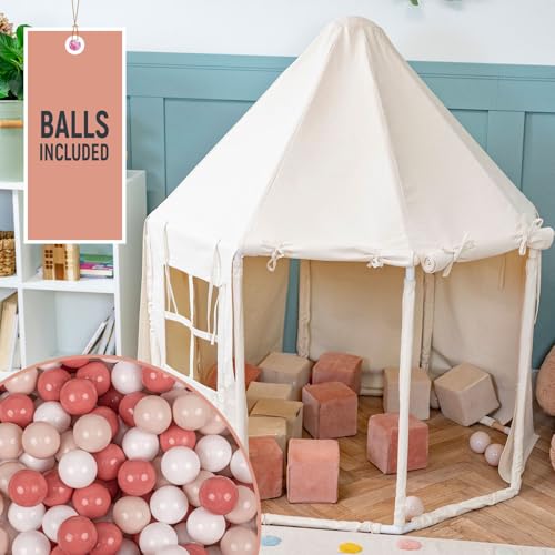 KiddyMoon Spielzelt Kinderzelt Mit 200 Bälle Faltbare Für Kinder Pavillon Förmiges Kinderhaus Leicht Zu Montieren Zum Spielen Für Drinnen Und Draußen KiddyMoon Spielzelt Kinderzelt Mit 200 Bälle Faltbare Für Kinder Pavillon Förmiges Kinderhaus Leicht Zu Montieren Zum Spielen Für Drinnen Und Draußen von KiddyMoon