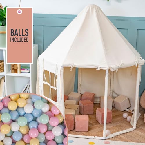 KiddyMoon Spielzelt Kinderzelt Mit 400 Bälle Faltbare Für Kinder Pavillon Förmiges Kinderhaus Leicht Zu Montieren Zum Spielen Für Drinnen Und Draußen KiddyMoon Spielzelt Kinderzelt Mit 400 Bälle Faltbare Für Kinder Pavillon Förmiges Kinderhaus Leicht Zu Montieren Zum Spielen Für Drinnen Und Draußen von KiddyMoon