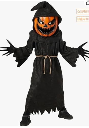 Kidken Halloween Fancy Dress Halloween Outfits für Männer Frauen Cosplay Erwachsene Fancy Dress Party (Kürbis, L) von Kidken