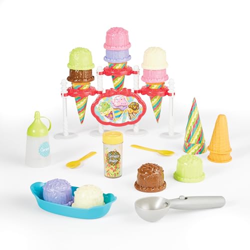Kidoozie Just Imagine Eiscreme-Party-Spielset, Alter 2 + Jahre, Pretend Play Kitchen Food von Kidoozie
