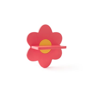 Kids Concept® blumenförmiges Wandregal in pink von Kids Concept