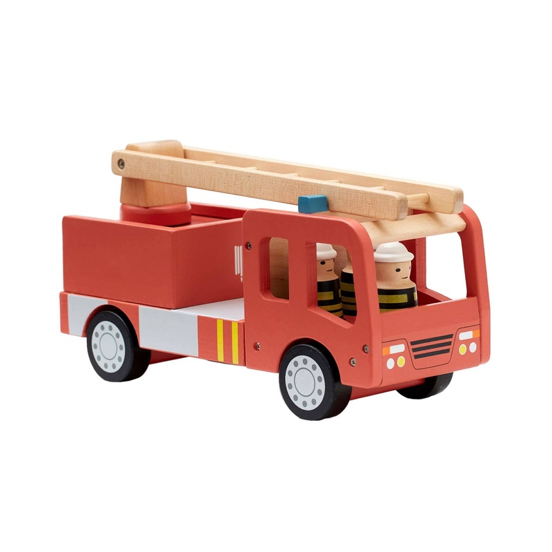 Holz-Feuerwehrauto AIDEN in rot von Kids Concept