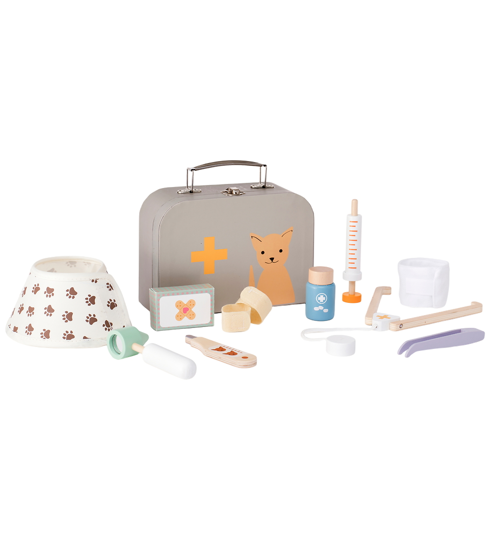 Kids Concept Arzttasche -12 Teile - Holz - Kids Concept - One Size - Spielzeug von Kids Concept