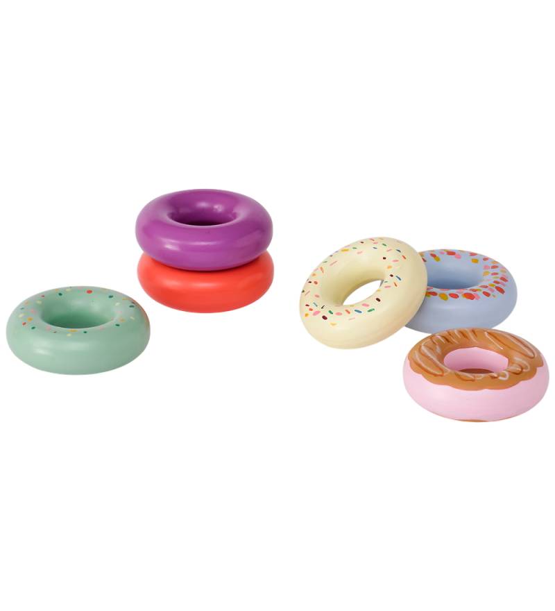 Kids Concept Donuts - 6 st. - Holz - Kids Concept - One Size - Spiellebensmittel Kids Concept Donuts - 6 st. - Holz - Kids Concept - One Size - Spiellebensmittel von Kids Concept