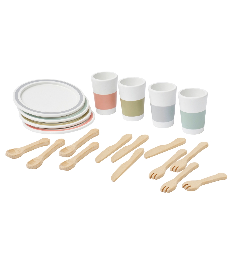 Kids Concept Geschirr - Bistro - Holz/Weiß - Kids Concept - One Size - Spielküchen Kids Concept Geschirr - Bistro - Holz/Weiß - Kids Concept - One Size - Spielküchen von Kids Concept