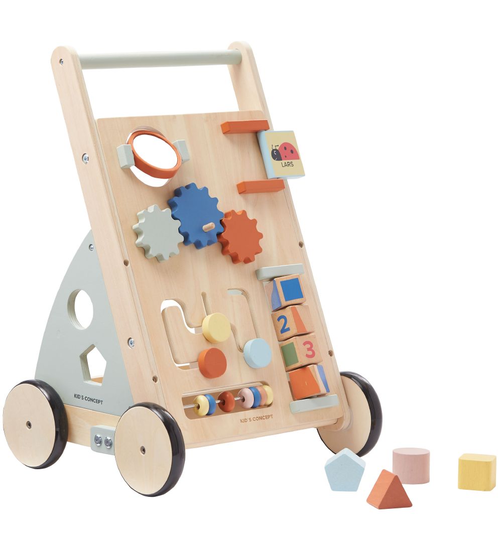 Kids Concept Lauflernwagen - Edvin - Holz/Blau - Kids Concept - One Size - Lauflernwagen Kids Concept Lauflernwagen - Edvin - Holz/Blau - Kids Concept - One Size - Lauflernwagen von Kids Concept