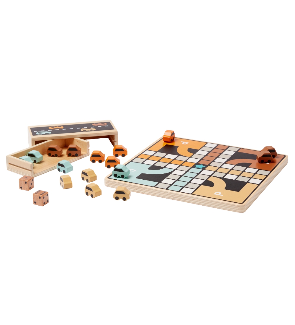 Kids Concept Ludo - Autos - Aiden - Holz - Kids Concept - One Size - Brettspiele Kids Concept Ludo - Autos - Aiden - Holz - Kids Concept - One Size - Brettspiele von Kids Concept