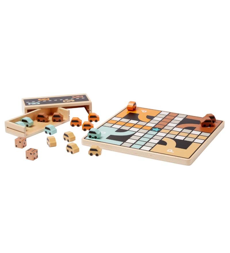 Kids Concept Ludo - Autos - Aiden - Holz - Kids Concept - One Size - Brettspiele Kids Concept Ludo - Autos - Aiden - Holz - Kids Concept - One Size - Brettspiele von Kids Concept