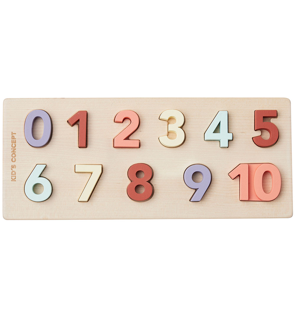 Kids Concept Puzzlespiel - 0-10 - Holz - Kids Concept - One Size - Puzzlespiele Kids Concept Puzzlespiel - 0-10 - Holz - Kids Concept - One Size - Puzzlespiele von Kids Concept