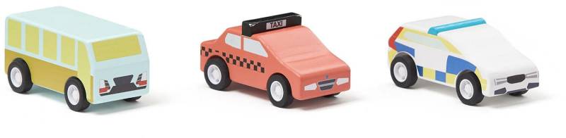 Kids Concept Rückziehmotor Autos 3er-Pack von Kid's Concept