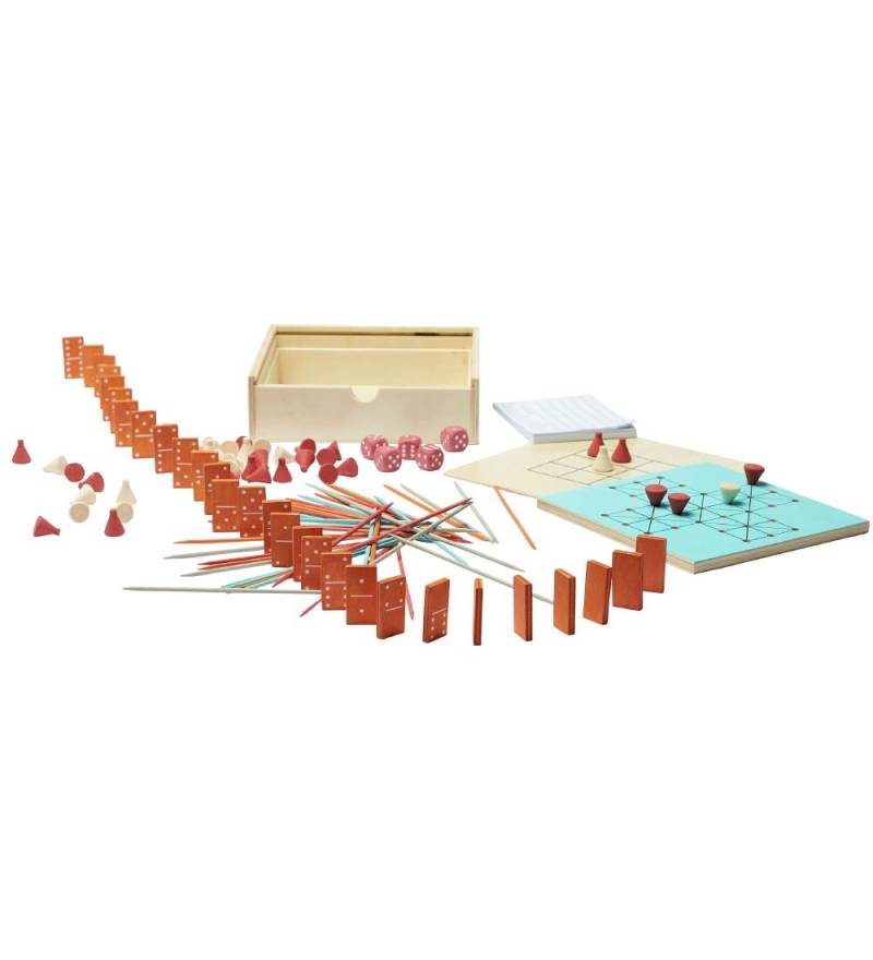 Kids Concept Spiel - 6in1 - Holz - Kids Concept - One Size - Spiele Kids Concept Spiel - 6in1 - Holz - Kids Concept - One Size - Spiele von Kids Concept