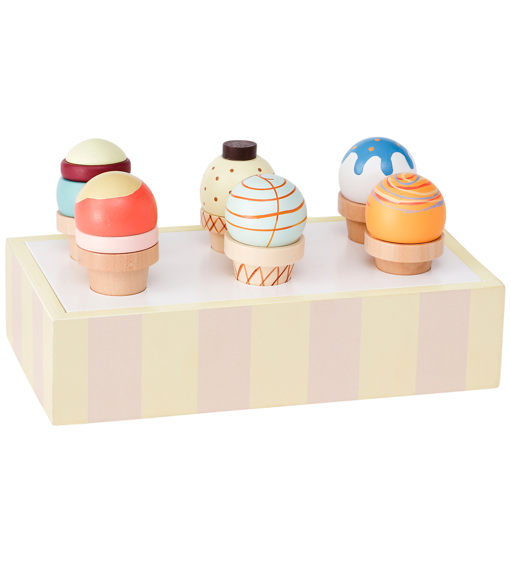 Kids Concept Spiellebensmittel - Holz - 26 cm - Eis - Kids Concept - One Size - Spiellebensmittel Kids Concept Spiellebensmittel - Holz - 26 cm - Eis - Kids Concept - One Size - Spiellebensmittel von Kids Concept