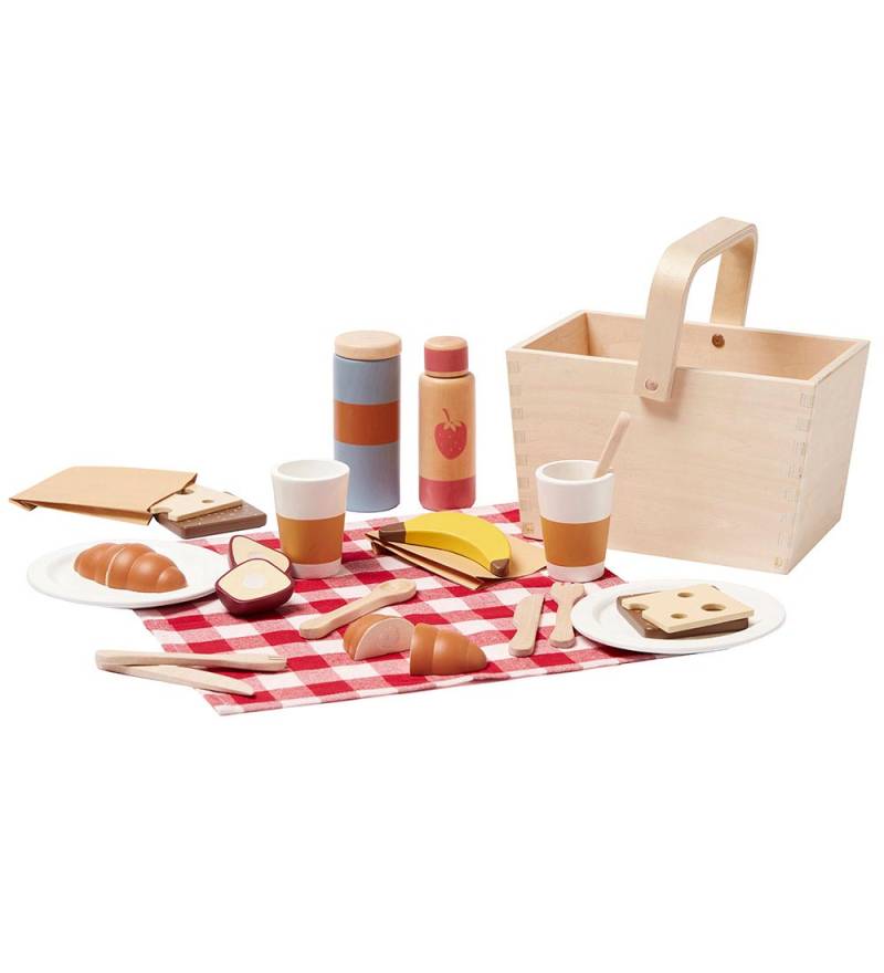 Kids Concept Spiellebensmittel - Picknick- Set - Holz - Kids Concept - One Size - Spiellebensmittel Kids Concept Spiellebensmittel - Picknick- Set - Holz - Kids Concept - One Size - Spiellebensmittel von Kids Concept