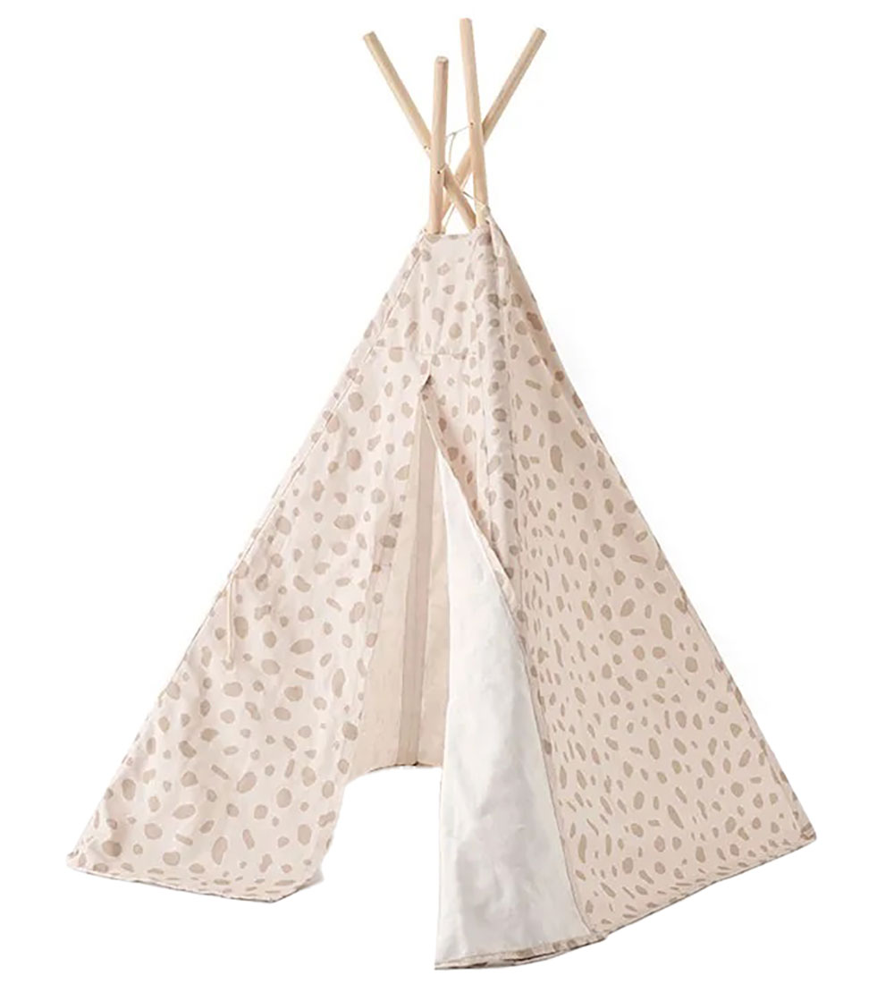 Kids Concept Spielzelt - Tipi Dot - Weiß/Beige - Kids Concept - One Size - Spielzelt Kids Concept Spielzelt - Tipi Dot - Weiß/Beige - Kids Concept - One Size - Spielzelt von Kids Concept