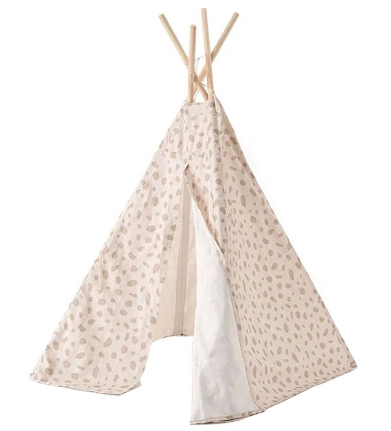 Kids Concept Spielzelt - Tipi Dot - Weiß/Beige - Kids Concept - One Size - Spielzelt Kids Concept Spielzelt - Tipi Dot - Weiß/Beige - Kids Concept - One Size - Spielzelt von Kids Concept