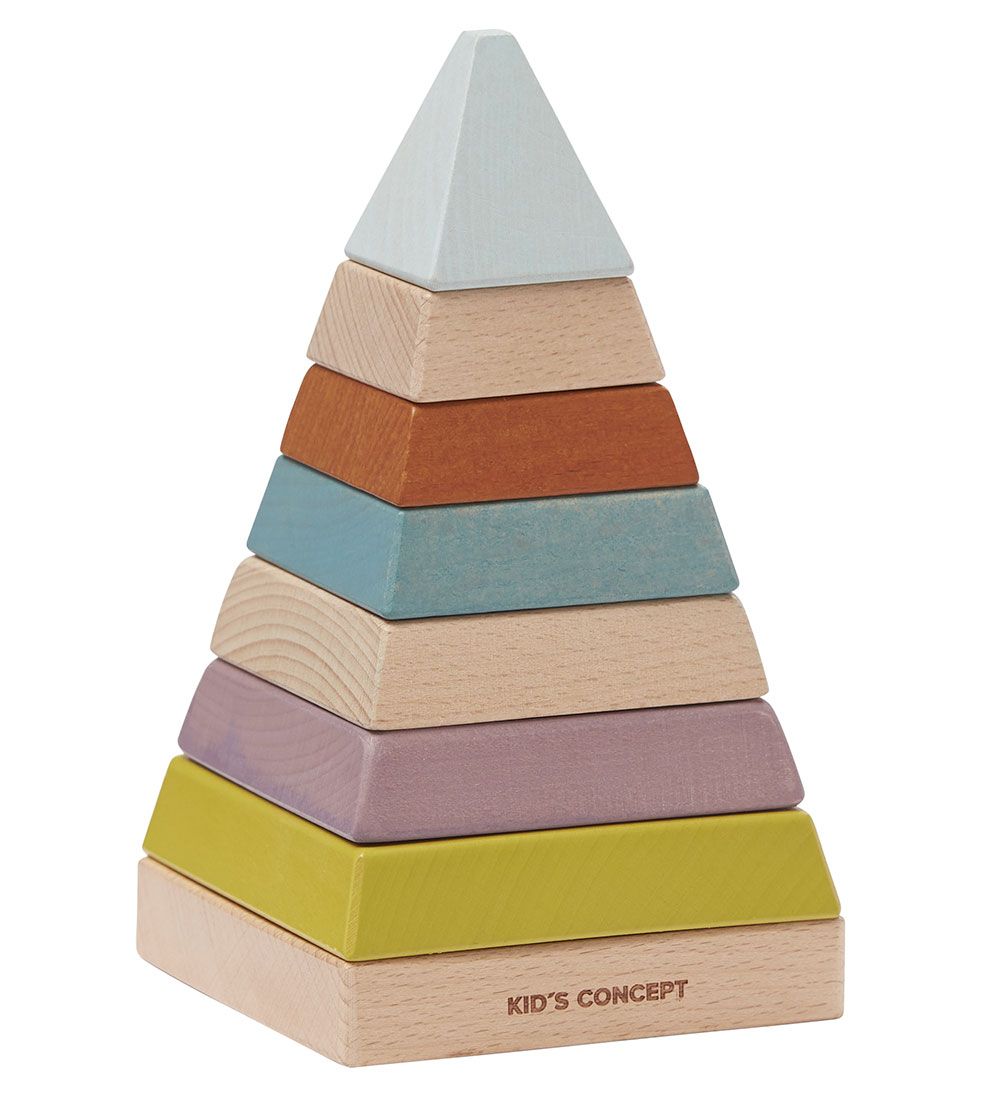 Kids Concept Stapelturm - Plocktorn-Pyramide - Neo - Multi - Kids Concept - One Size - Bauklötze von Kids Concept