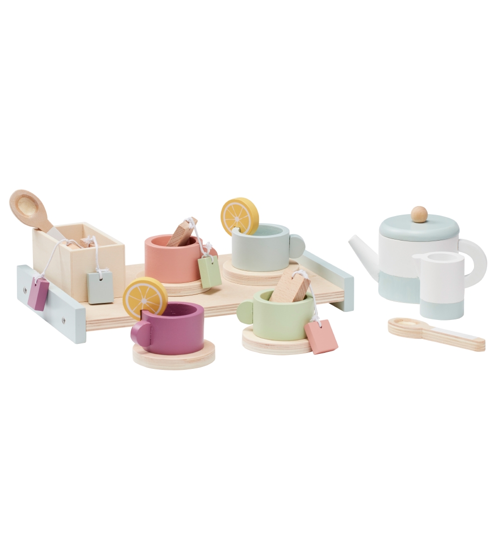 Kids Concept Tee-Set - Bistro - Pastel - Kids Concept - One Size - Spiellebensmittel Kids Concept Tee-Set - Bistro - Pastel - Kids Concept - One Size - Spiellebensmittel von Kids Concept