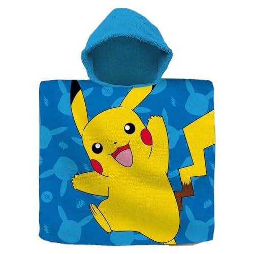 Kids Euroswan POK-532P Badeponcho, Cartoon, bunt, único Kids Euroswan POK-532P Badeponcho, Cartoon, bunt, único von Nintendo