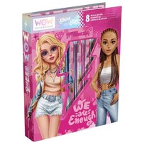 Notizbuch Set WOW GENERATION Shine like a Star mit 8 Metallic Gelstiften Notizbuch Set WOW GENERATION Shine like a Star mit 8 Metallic Gelstiften von Kids Euroswan