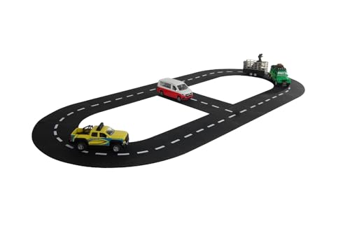 Kids Globe Autobahn Straßenteilungs Puzzle 18 Teile 307,5 cm, Spielzeug für Kinder, 570460, Schwarz Kids Globe Autobahn Straßenteilungs Puzzle 18 Teile 307,5 cm, Spielzeug für Kinder, 570460, Schwarz von Kids Globe