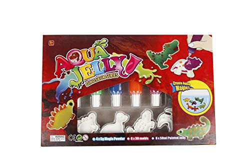 Kids Globe DinoWorld 3D Aqua Gel Figuren DIY Set (3D Figuren selbst gestalten) 590176 von Van Manen