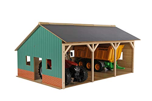 Kids Globe Schuppen Holz, Spielzeug Geräteschuppen Lagerhalle, Maßstab 1:16, Holzbauernhof, Holzstall, Bauernhof Spielzeug 610340 Kids Globe Schuppen Holz, Spielzeug Geräteschuppen Lagerhalle, Maßstab 1:16, Holzbauernhof, Holzstall, Bauernhof Spielzeug 610340 von Kids Globe