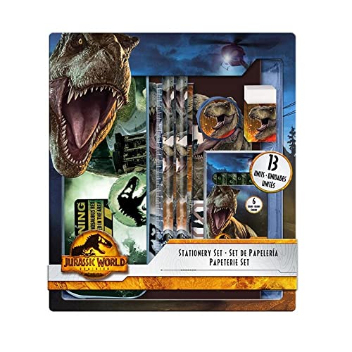 Kids Licensin KL86658 Jurassic World Schreibwarenset, bunt Kids Licensin KL86658 Jurassic World Schreibwarenset, bunt von Kids Licensing