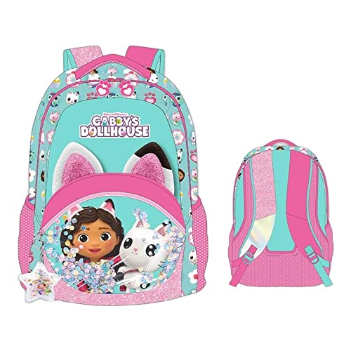 Gabbys Dollhouse KL87695 Rucksack, Mehrfarbig, 32 cm von Kids Licensing