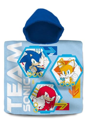 Kids Licensing Badeponcho (60x60cm, Baumwolle), Sonic the Hedgehog Kids Licensing Badeponcho (60x60cm, Baumwolle), Sonic the Hedgehog von Kids Licensing