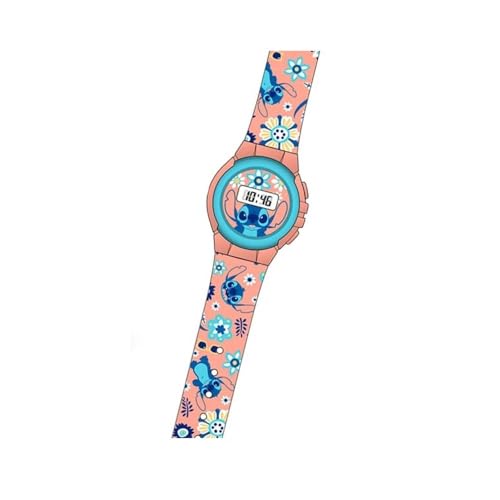Stitch Herren Uhr mit Kunststoff Armband LAS4072 von Kids Licensing