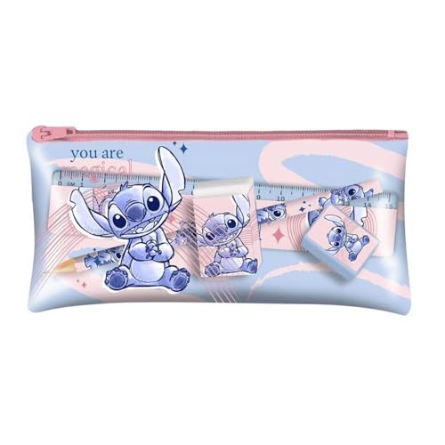 Stitch Federmappe mit Inhalt (5-teilig), Disney von Kids Licensing