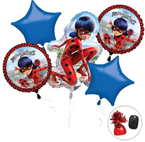 DIY Ballon Bouquet Set Miraculous Ladybug von Kids Party World