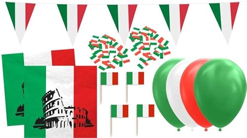 XL Italien Party Deko Set für 20 Personen von Kids Party World