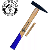 CORVUS A600189 KIDS AT WORK, Hammer mit Holzgriff, 100 g CORVUS A600189 KIDS AT WORK, Hammer mit Holzgriff, 100 g von Kids at work